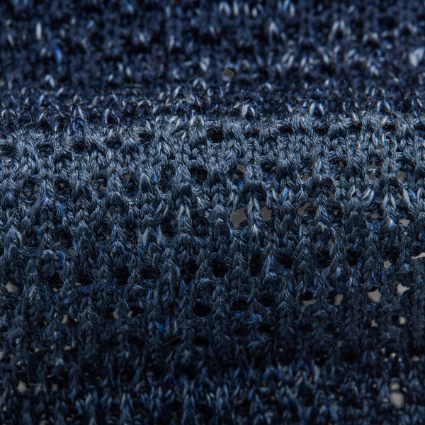 Striped Knit Silk-Linen Tie 