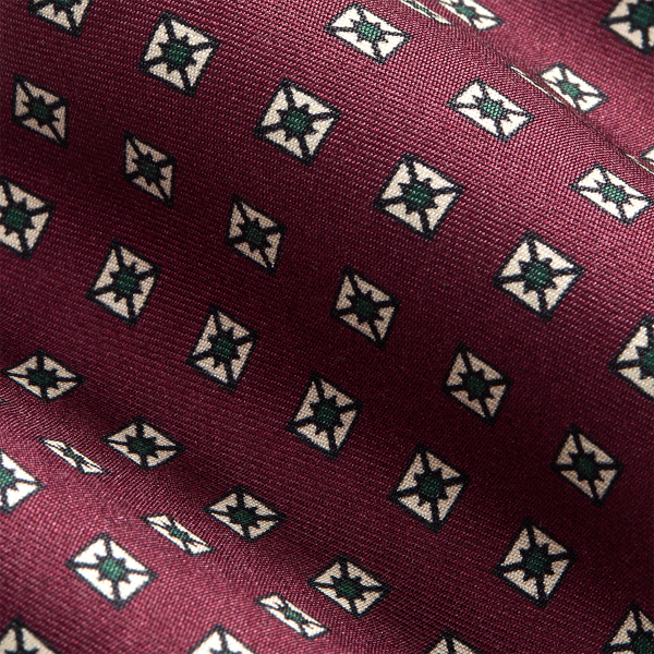 Wine Neat Silk Twill Tie Polo Ralph Lauren 3