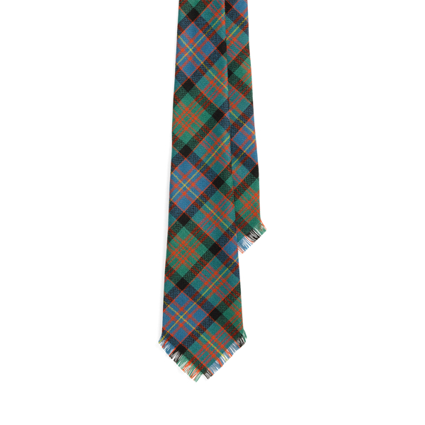 Vintage-Inspired Plaid Wool Tie