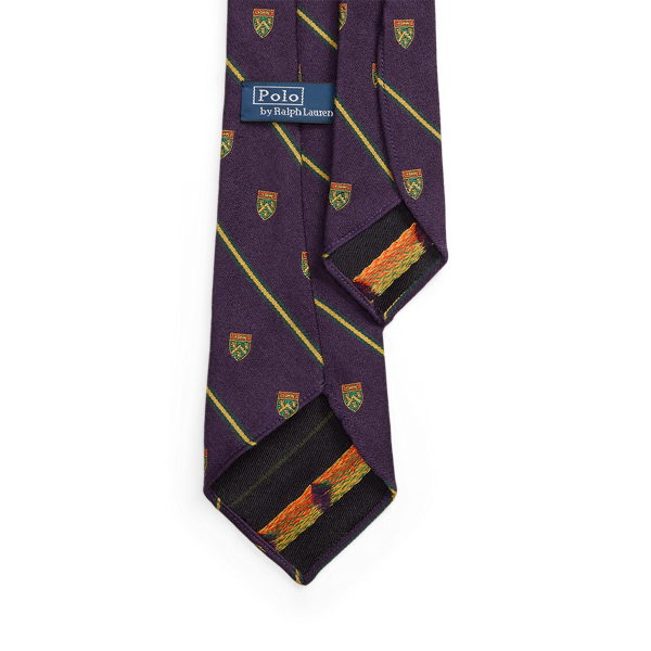 Purple Vintage-Inspired Striped Club Tie Polo Ralph Lauren 2