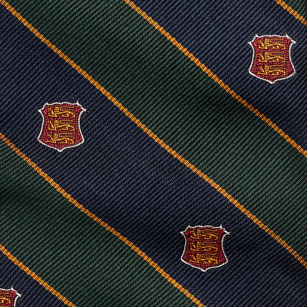 Green/Navy Striped Silk Repp Club Tie Polo Ralph Lauren 3