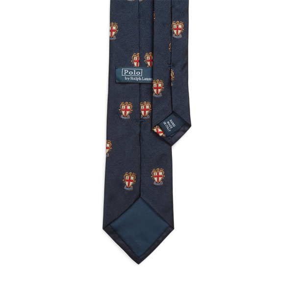 Navy Silk Repp Club Tie Polo Ralph Lauren 2