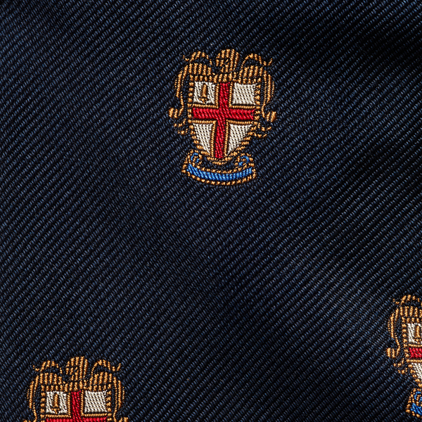 Navy Silk Repp Club Tie Polo Ralph Lauren 3