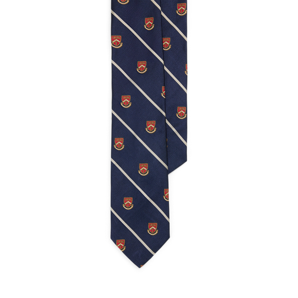 Striped Silk Repp Club Tie