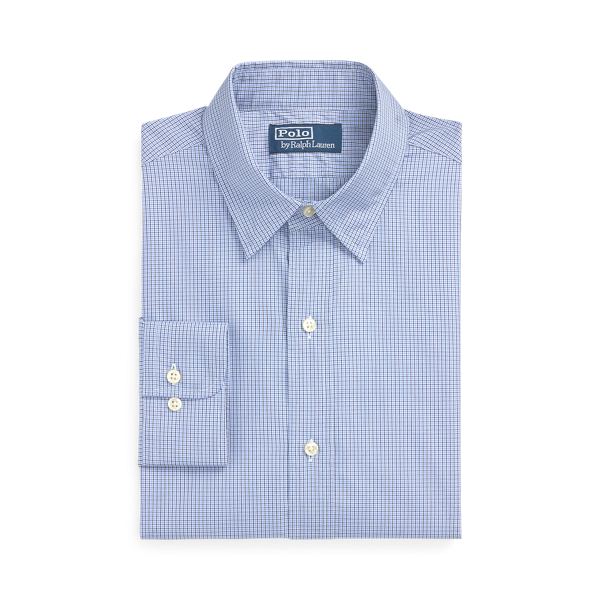 Classic Fit Checked Poplin Shirt