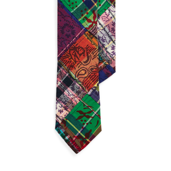 NWT Ralph Lauren Crest-Print Silk Tie Made in Italy $125 on sale