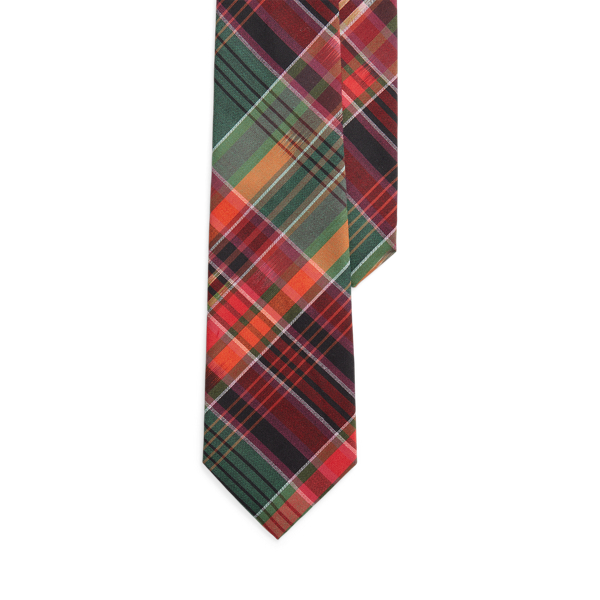 Plaid Cotton Tie