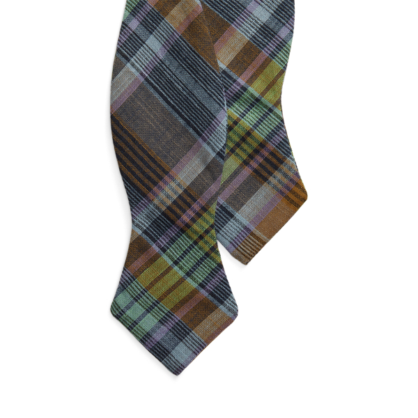 Plaid Cotton Bow Tie