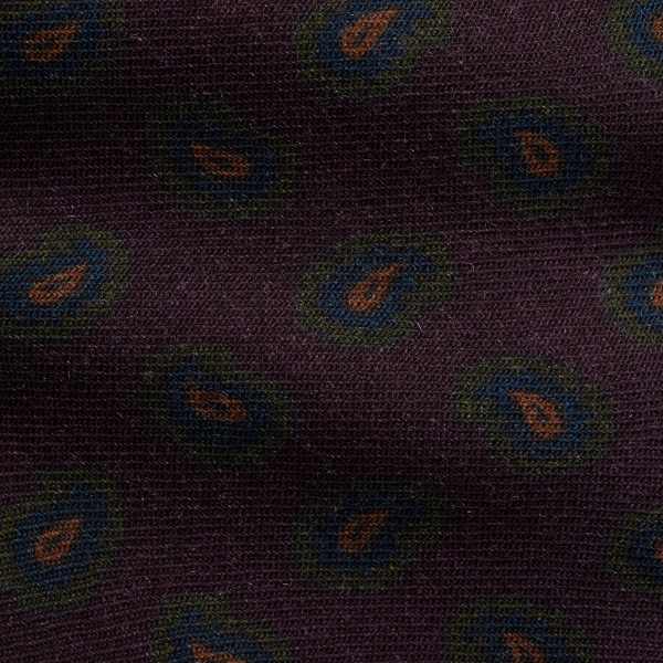 Neat Wool Challis Tie 