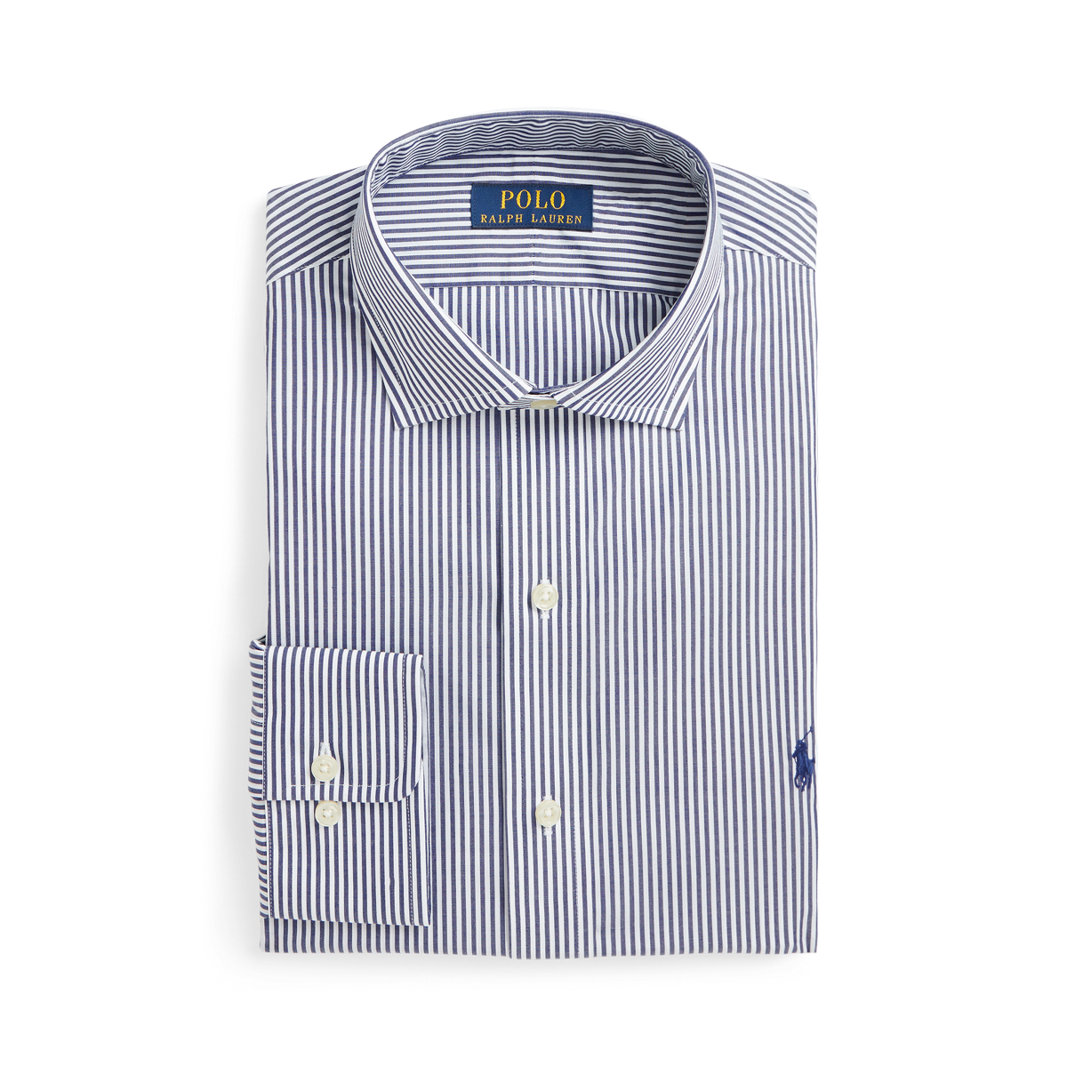 未使用ラルフローレン ストライプド コットン ポプリン シャツ サイズ 160 ストライプド コットン ポプリン シャツ | POLO RALPH LAUREN