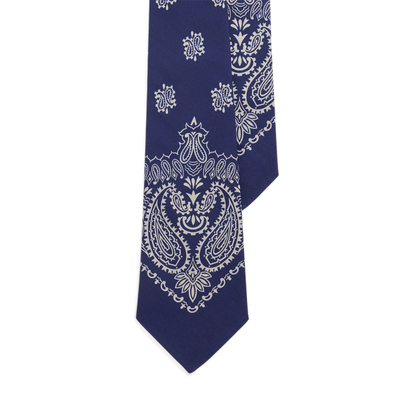 Bandana-Baumwollkrawatte im Vintage-Stil