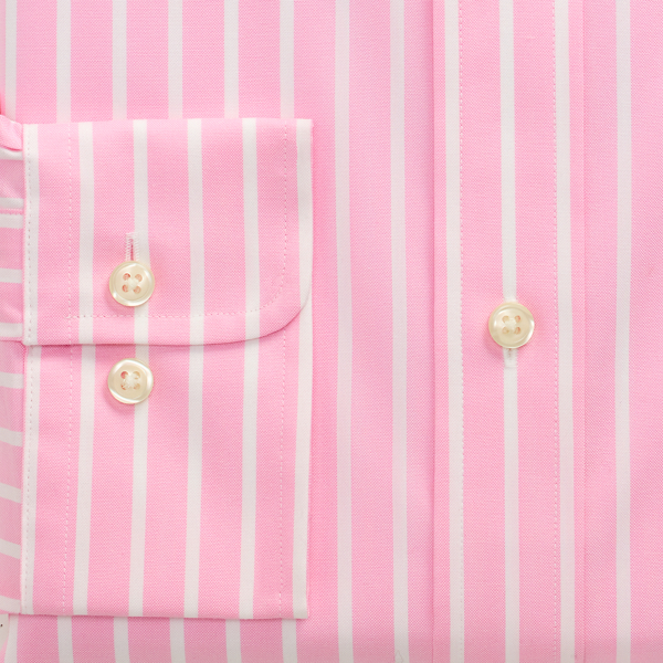 Custom Fit Striped Pinpoint Oxford Shirt