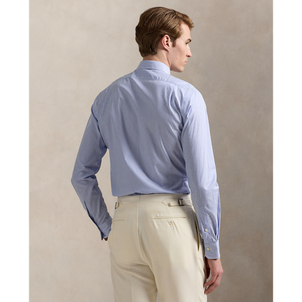 Slim Fit Striped Poplin Shirt