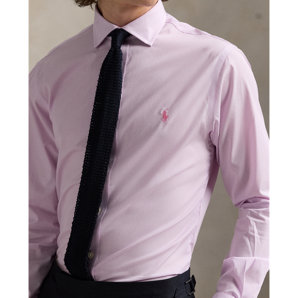 Slim Fit Striped Poplin Shirt