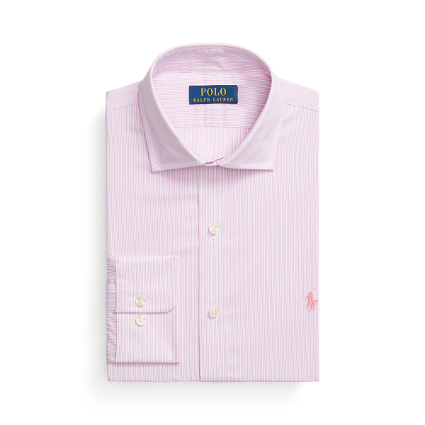 Slim Fit Striped Poplin Shirt