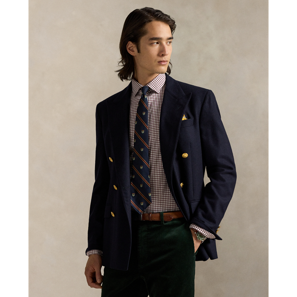 Custom Fit Checked Poplin Shirt