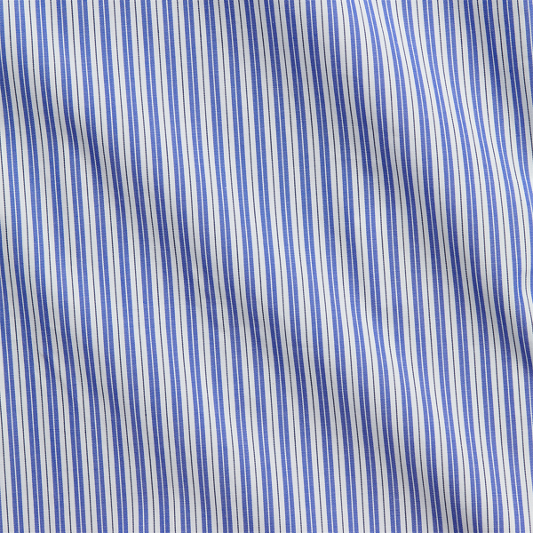 Custom-Fit Popelinehemd mit Streifen Polo Ralph Lauren in Himmelblau/Wei&szlig; 7