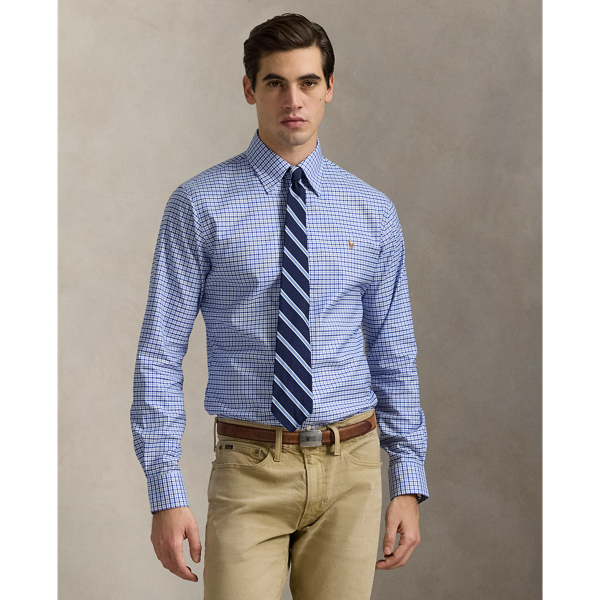 Blue Multi Gemustertes Custom-Fit Oxfordhemd Polo Ralph Lauren 1