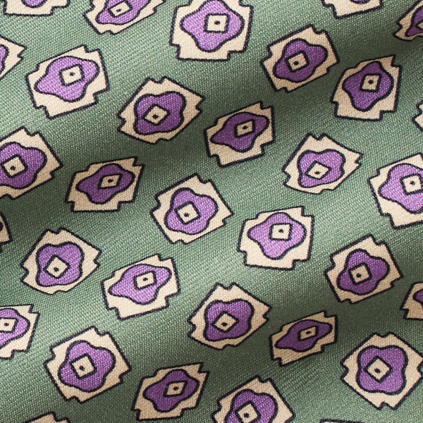 Cravate en sergé de soie Polo Ralph Lauren en Vert 3