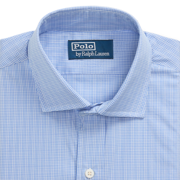 Custom Fit Plaid Poplin Shirt