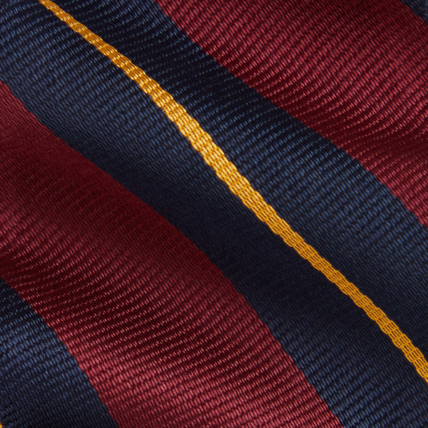 Striped Silk Repp Bow Tie