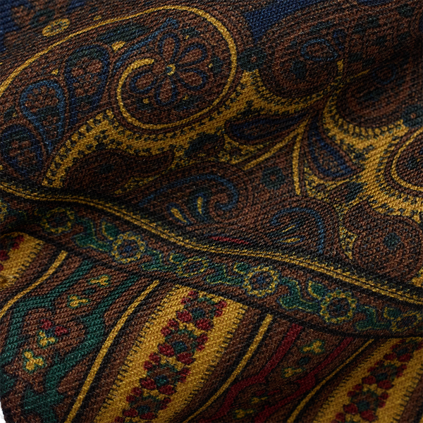 Patchwork Paisley Wool Tie