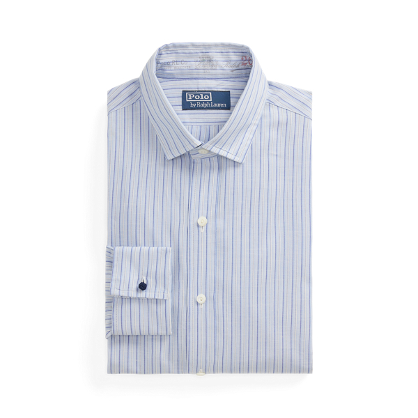 カフス袖 ラルフローレン RALPH LAUREN ボタンシャツ 7 青白 SM カフス袖 ラルフローレン RALPH LAUREN ボタンシャツ 7 青白 SM