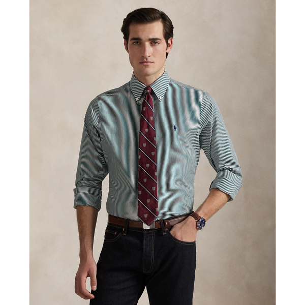 クラシック フィット ストライプド ポプリン シャツ | ラルフ ローレン