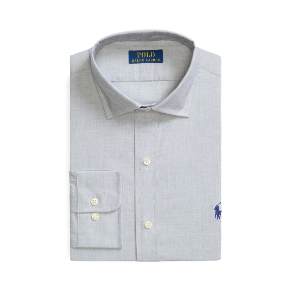 Custom fit poplin overhemd