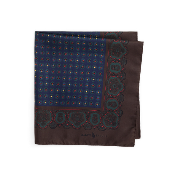 Neat Silk Twill Bandanna