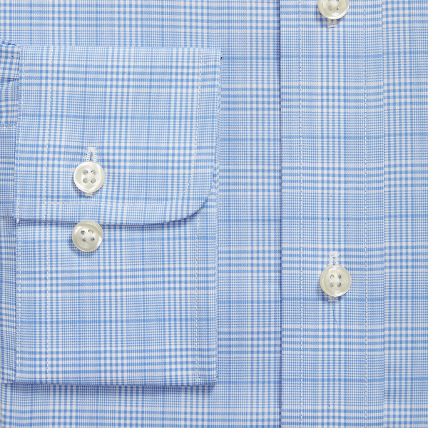 Chemise prince-de-galles en popeline Polo Ralph Lauren en Bleu des &icirc;les Harbor 3