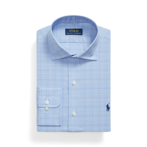 Chemise prince-de-galles en popeline Polo Ralph Lauren en Bleu des &icirc;les Harbor 1