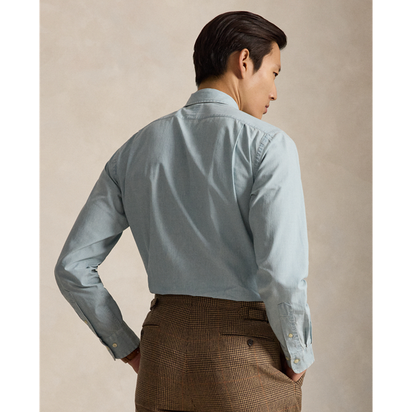Custom Fit Indigo Chambray Shirt