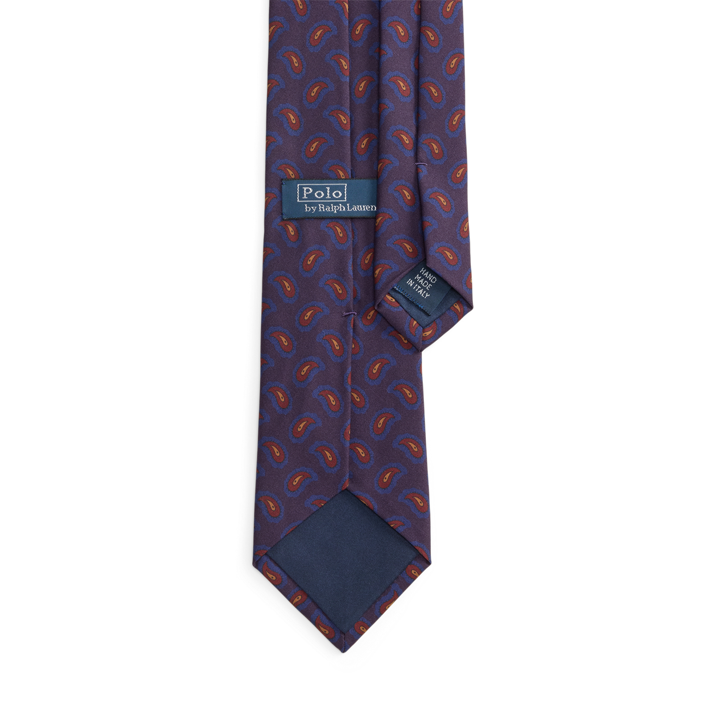 Мужские галстуки Ralph Lauren Pine-Print Silk Twill Tie, цвет: Фиолетовый — фото 1