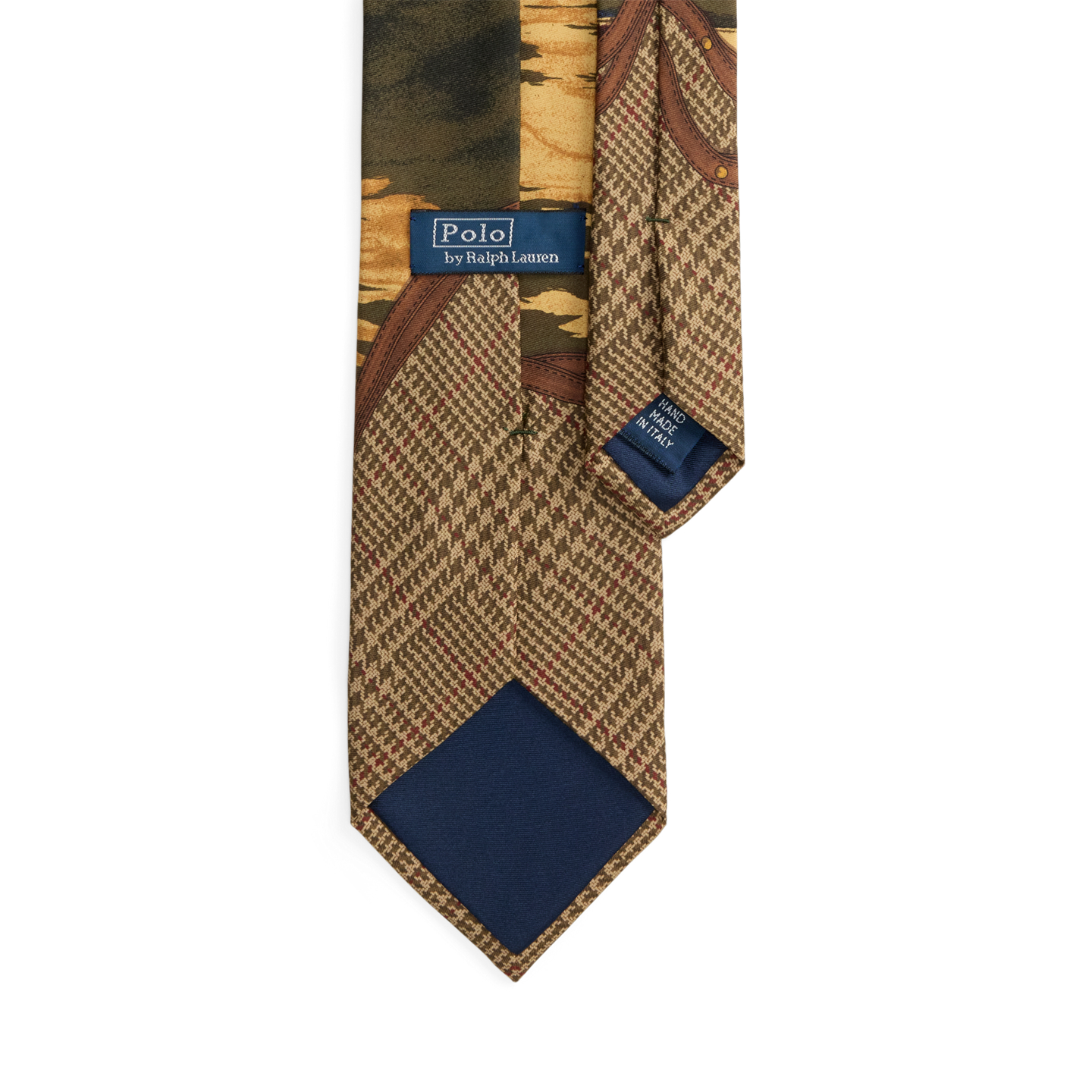 Мужской галстук Ralph Lauren Graduate Duck-Print Silk Tie, цвет: Разноцветный — фото 1