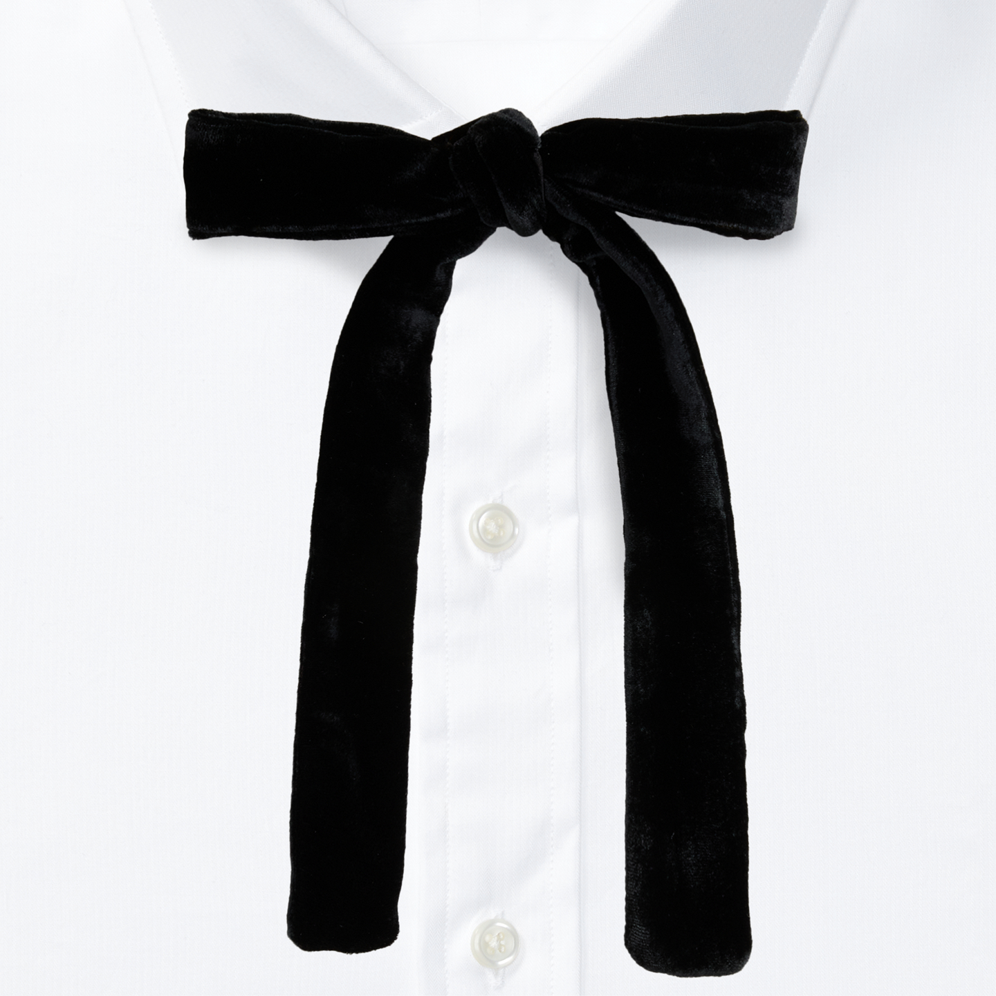Мужские галстуки Ralph Lauren Western-Inspired Velvet Bow Tie, цвет: Чёрный — фото 1