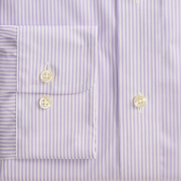 Custom Fit Striped Poplin Shirt