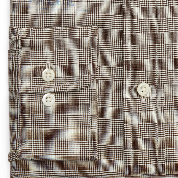 Custom Fit Plaid Twill Shirt