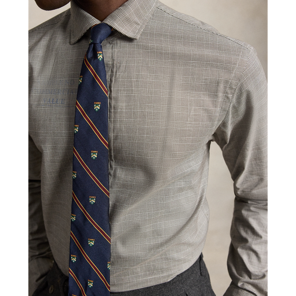 Custom Fit Plaid Twill Shirt