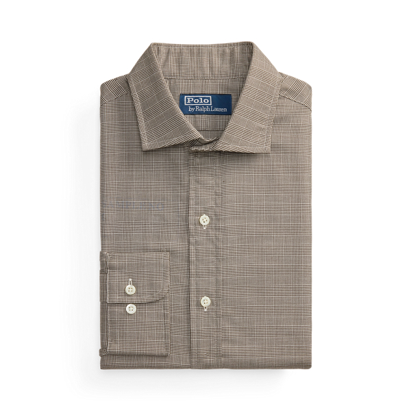 Custom Fit Plaid Twill Shirt