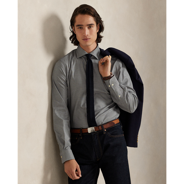 Regent Custom Fit Plaid Oxford Shirt