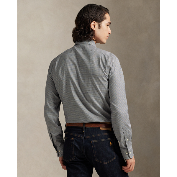 Regent Custom Fit Plaid Oxford Shirt