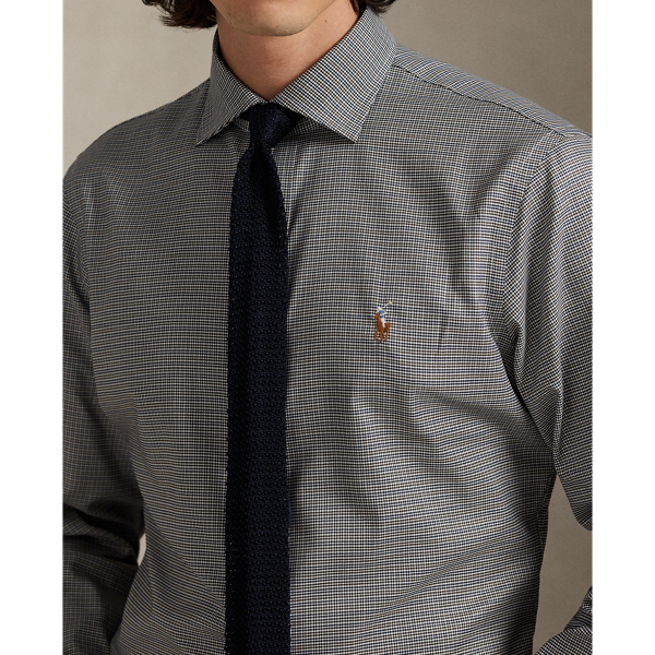 Regent Custom Fit Plaid Oxford Shirt