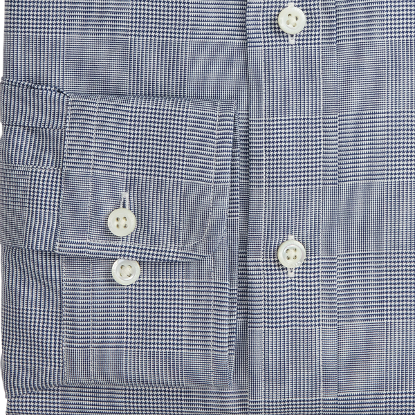 Custom Fit Plaid Twill Shirt