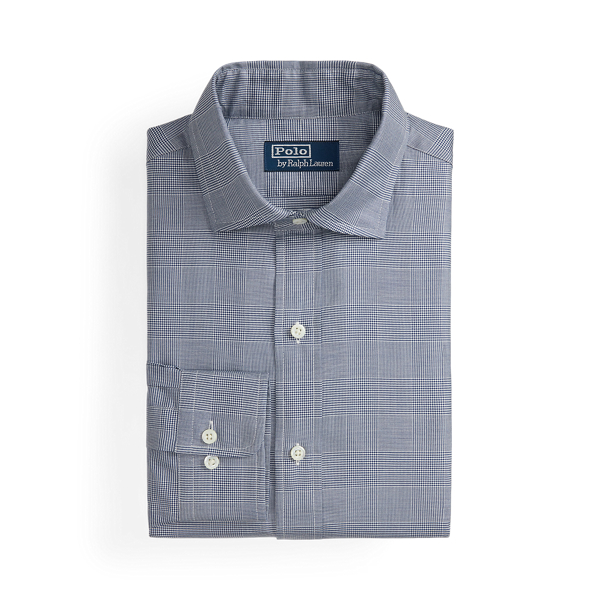 Custom Fit Plaid Twill Shirt