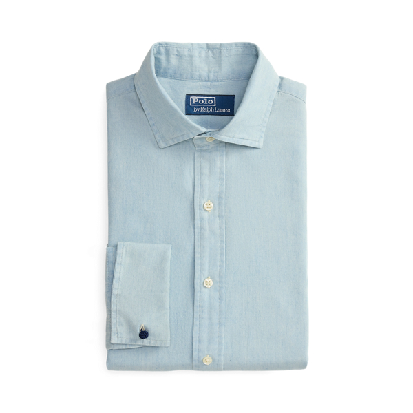 Tシャツ・カットソー Ralph Lauren SS24 Custom-Fit Linen Shirt (710794141 002) uomo-abbigliamento-camicie-