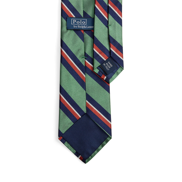 ストライプド シルク レップ ネクタイ | ラルフ ローレン公式