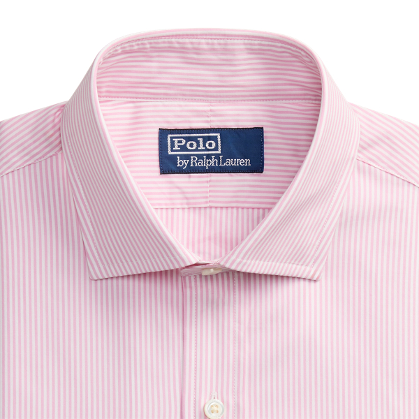 Custom Fit Striped Poplin Shirt