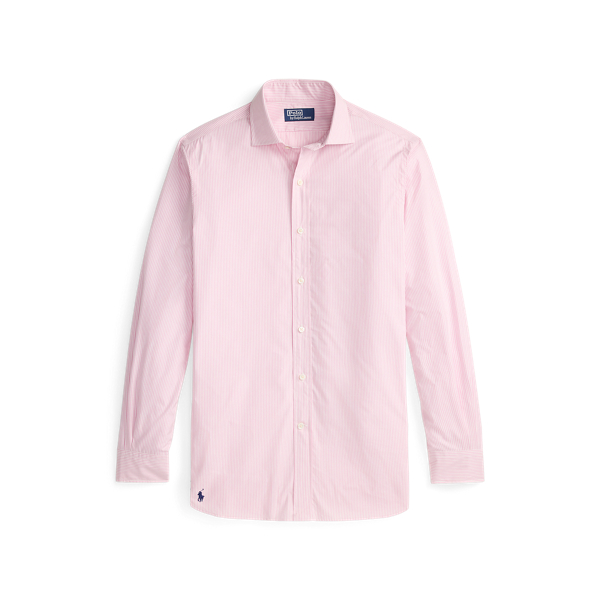 Custom Fit Striped Poplin Shirt