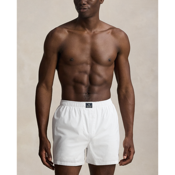 3er-Pack Boxershorts aus Baumwolle Polo Ralph Lauren in Wei&szlig;/Blau gestreift 6